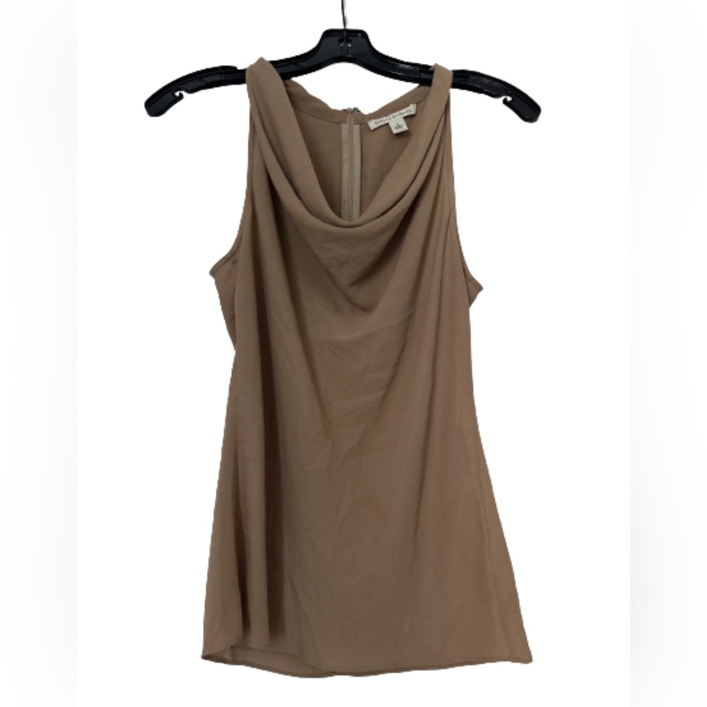 Banana Repbulic Tan Cowlneck Tank